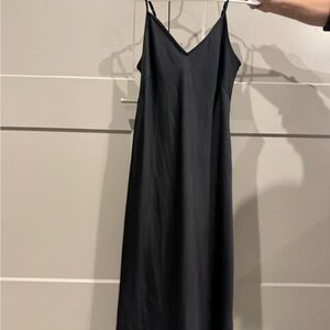 Express Black Strapless Dress